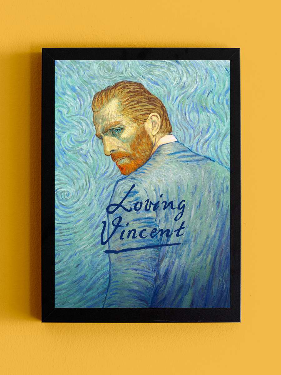 Vincent'ten Sevgilerle - Loving Vincent Film Tablo Siyah Çerçeveli Film Poster Afiş Tablo