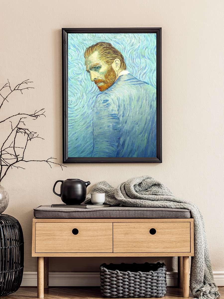 Vincent'ten Sevgilerle - Loving Vincent Film Tablo Siyah Çerçeveli Film Poster Afiş Tablo