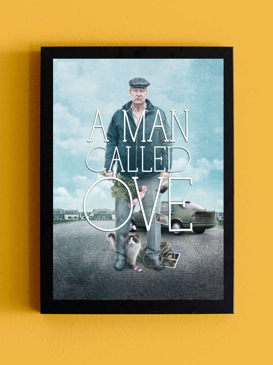 Ove Adında Bir Adam - En man som heter Ove Film Tablo Siyah Çerçeveli Film Poster Afiş Tablo