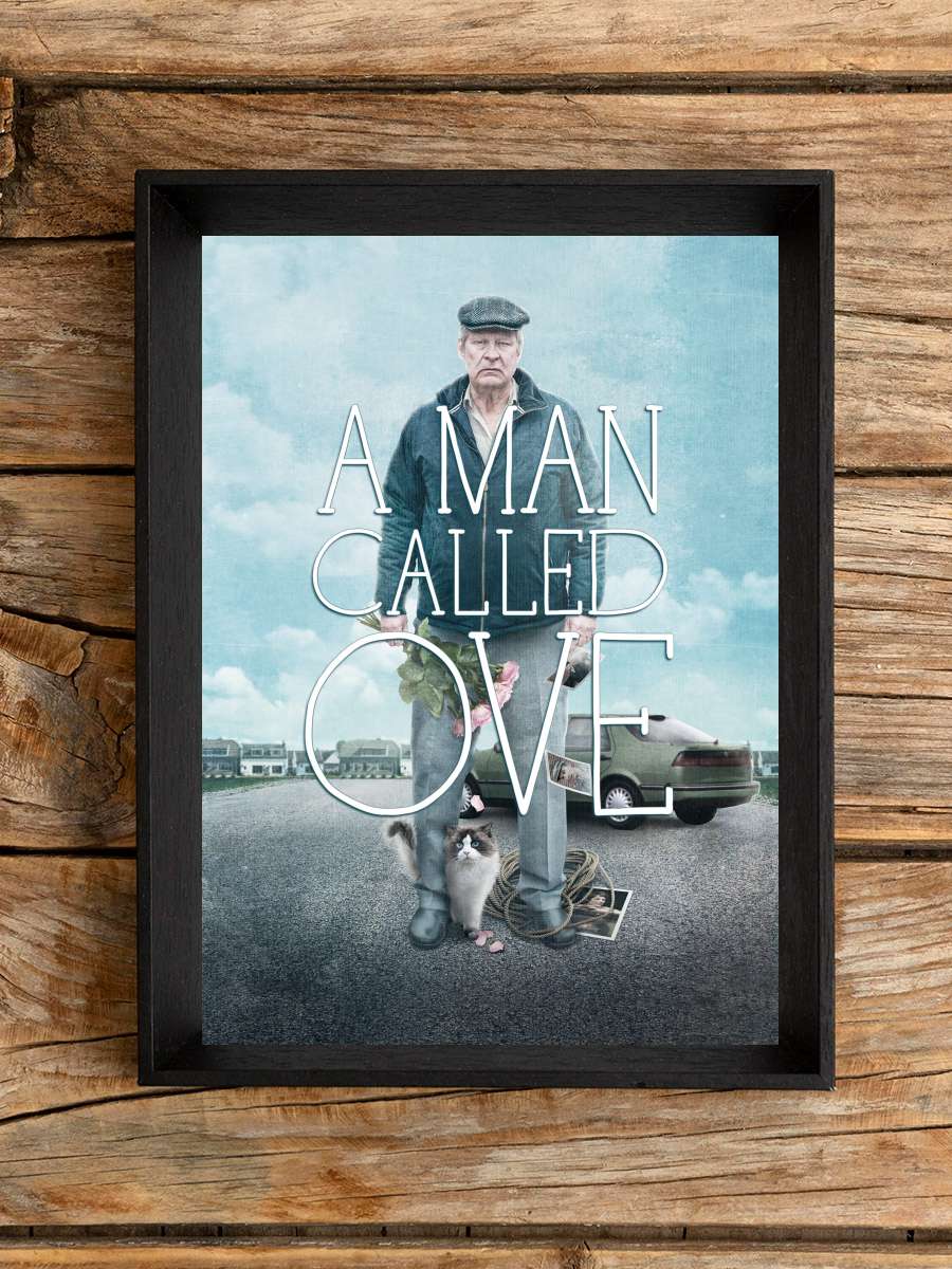 Ove Adında Bir Adam - En man som heter Ove Film Tablo Siyah Çerçeveli Film Poster Afiş Tablo