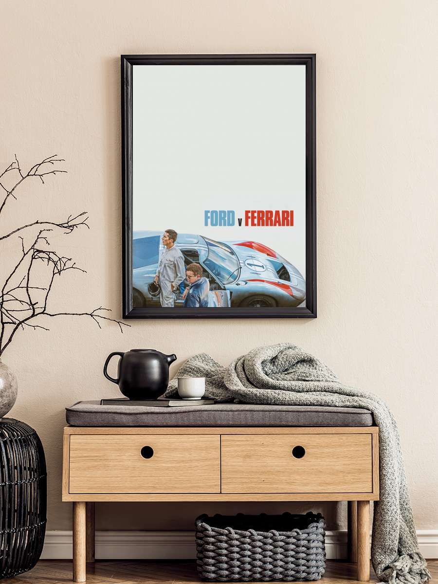 Asfaltın Kralları - Ford v Ferrari Film Tablo Siyah Çerçeveli Film Poster Afiş Tablo