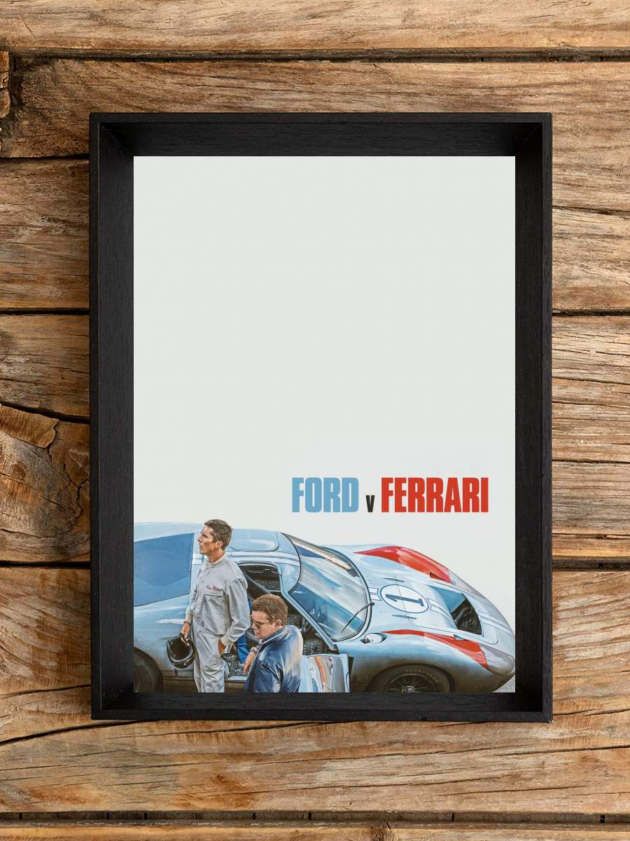 Asfaltın Kralları - Ford v Ferrari Film Tablo Siyah Çerçeveli Film Poster Afiş Tablo