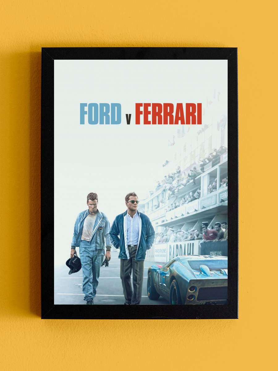 Asfaltın Kralları - Ford v Ferrari Film Tablo Siyah Çerçeveli Film Poster Afiş Tablo