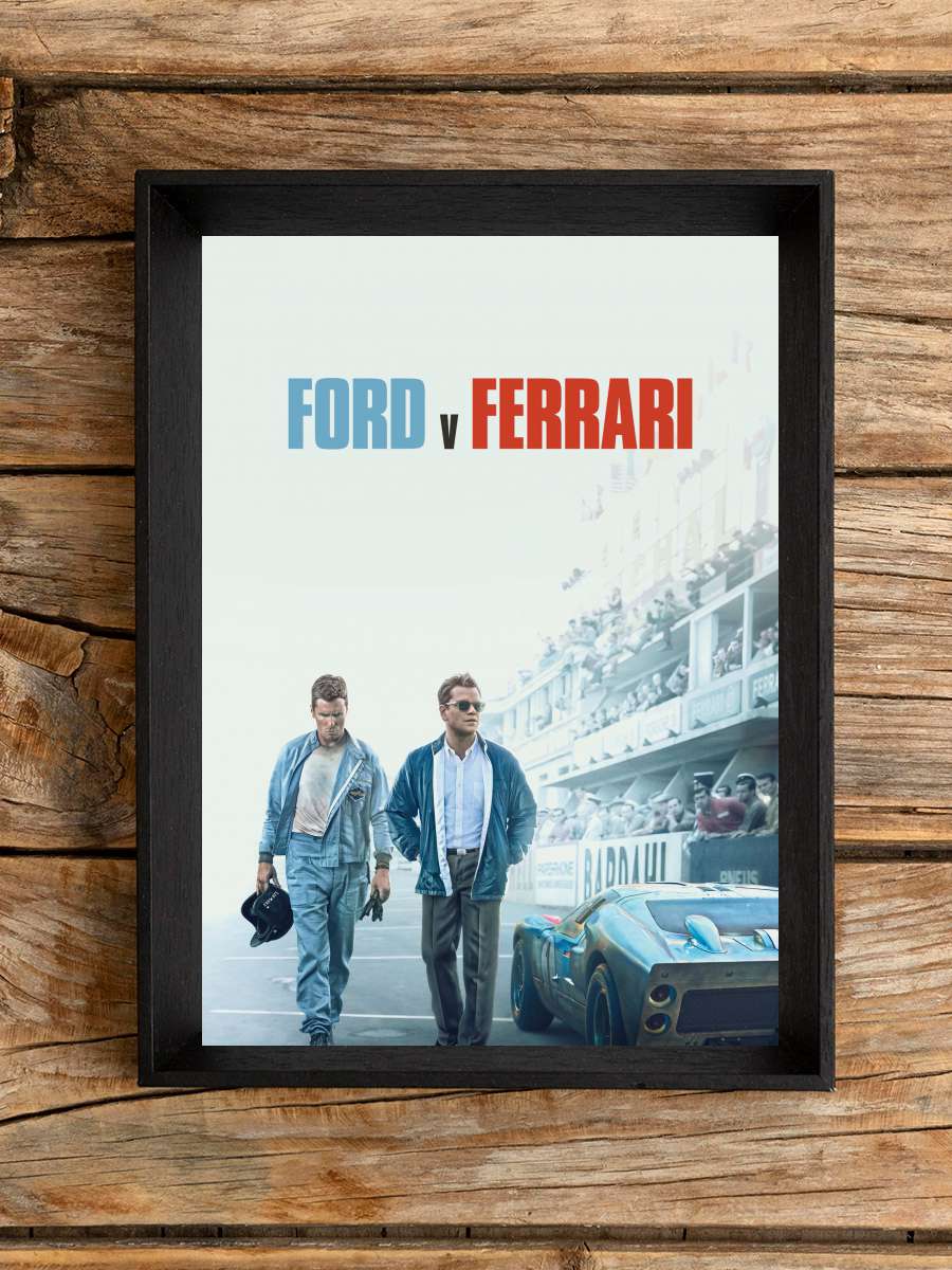 Asfaltın Kralları - Ford v Ferrari Film Tablo Siyah Çerçeveli Film Poster Afiş Tablo