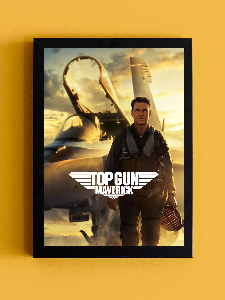 Top Gun: Maverick Film Tablo Siyah Çerçeveli Film Poster Afiş Tablo