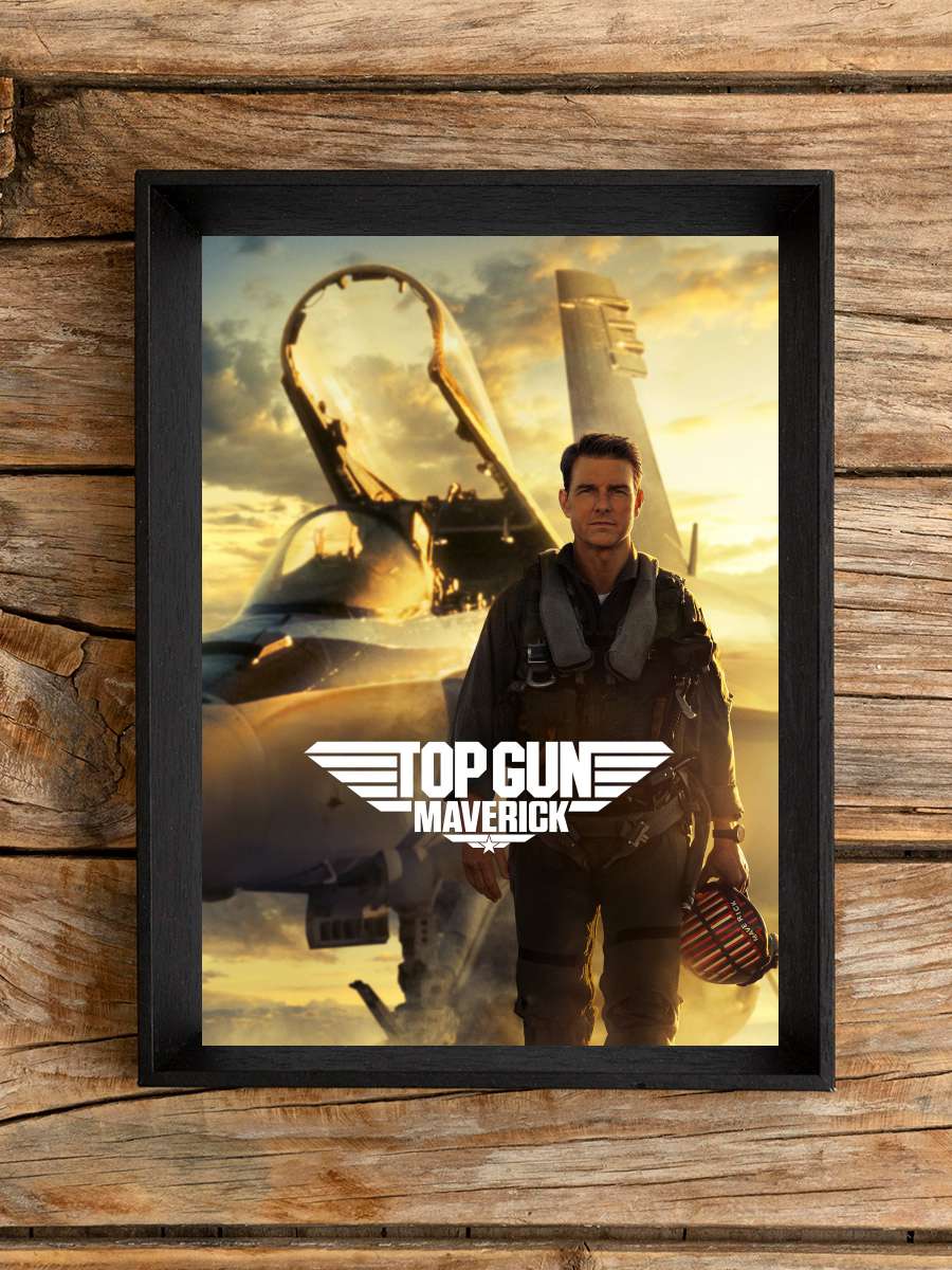 Top Gun: Maverick Film Tablo Siyah Çerçeveli Film Poster Afiş Tablo