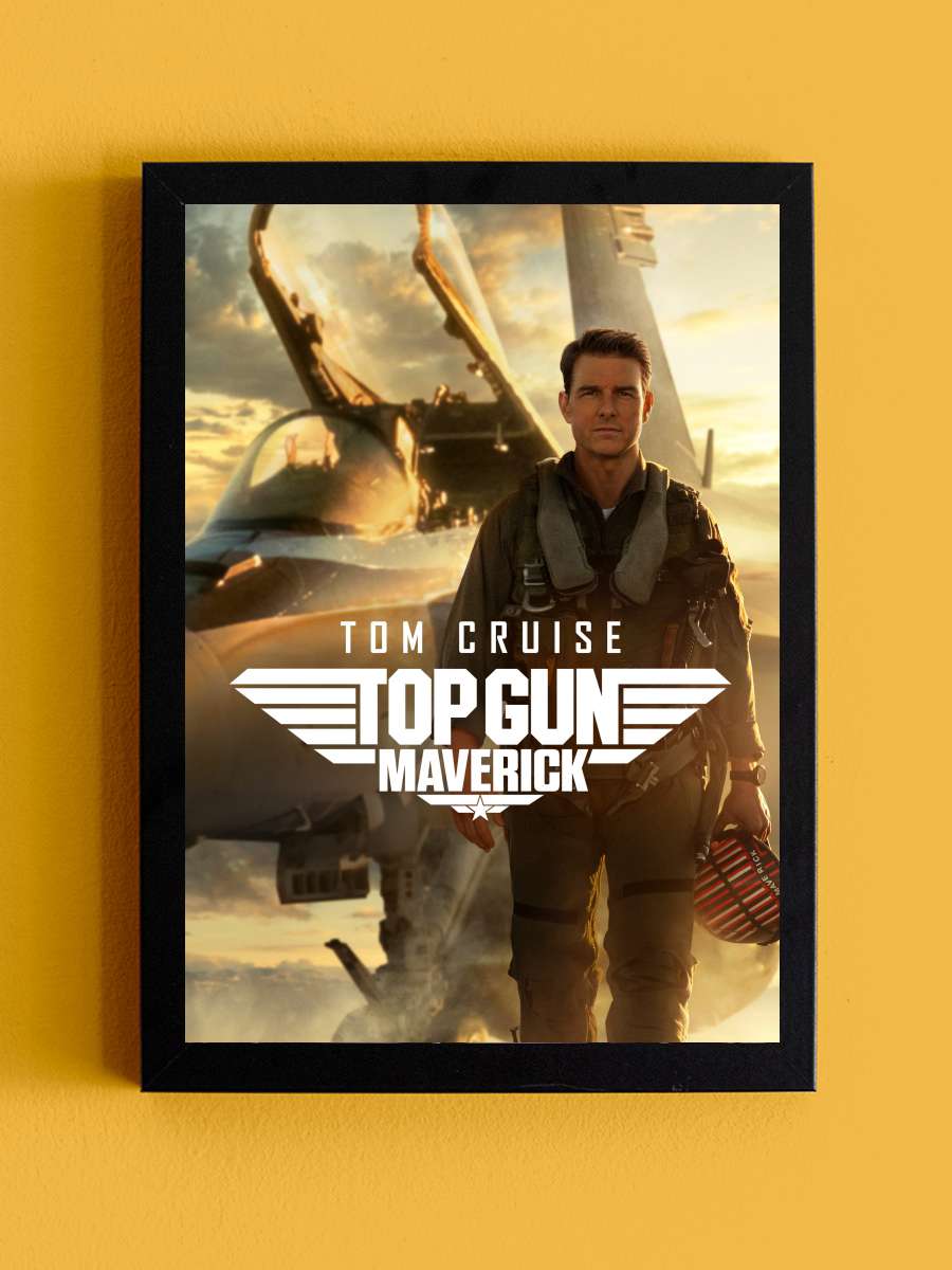 Top Gun: Maverick Film Tablo Siyah Çerçeveli Film Poster Afiş Tablo