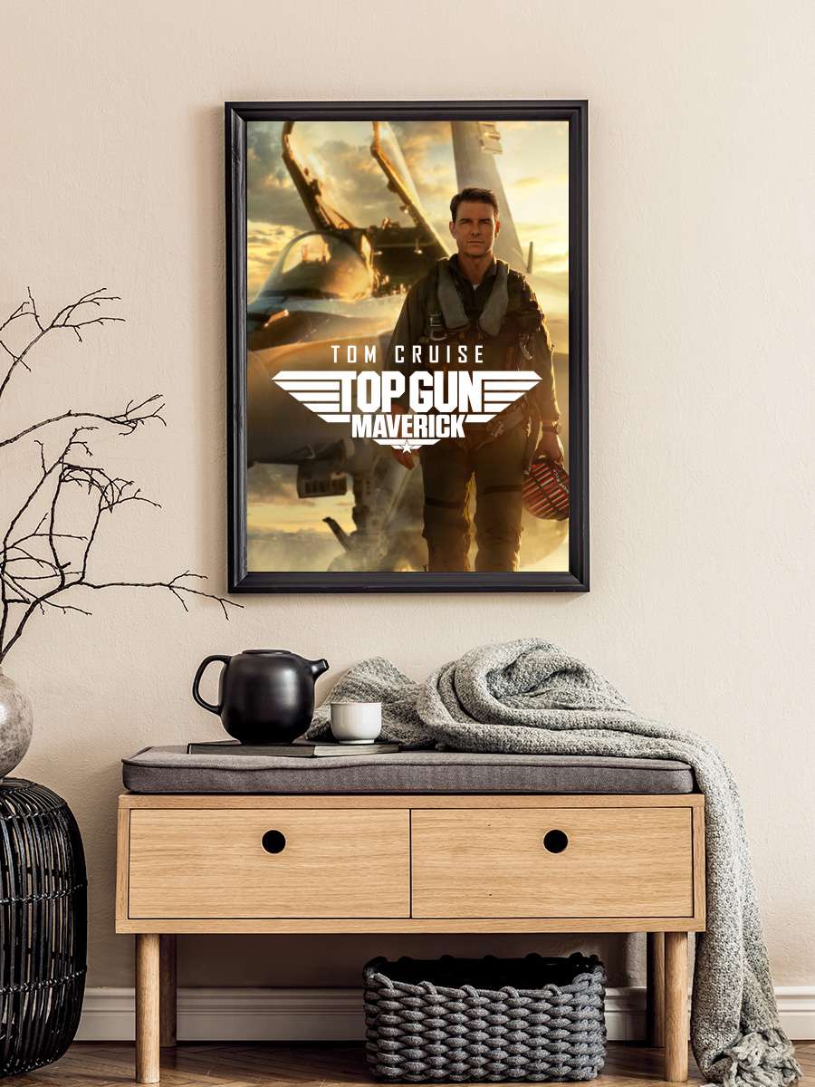 Top Gun: Maverick Film Tablo Siyah Çerçeveli Film Poster Afiş Tablo