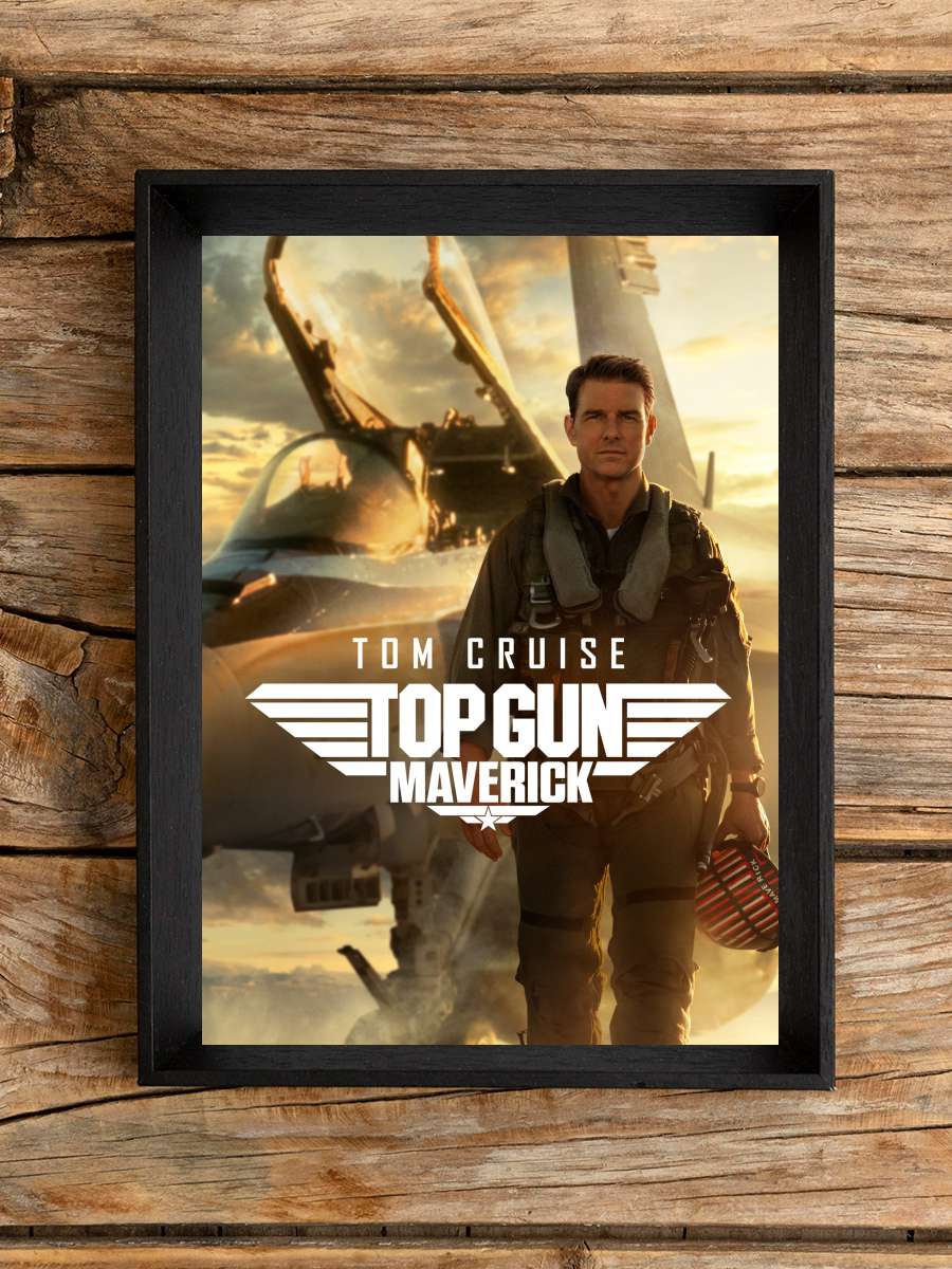 Top Gun: Maverick Film Tablo Siyah Çerçeveli Film Poster Afiş Tablo