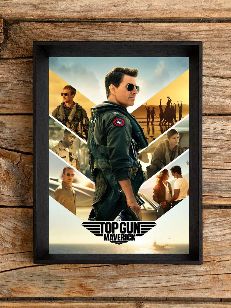 Top Gun: Maverick Film Tablo Siyah Çerçeveli Film Poster Afiş Tablo