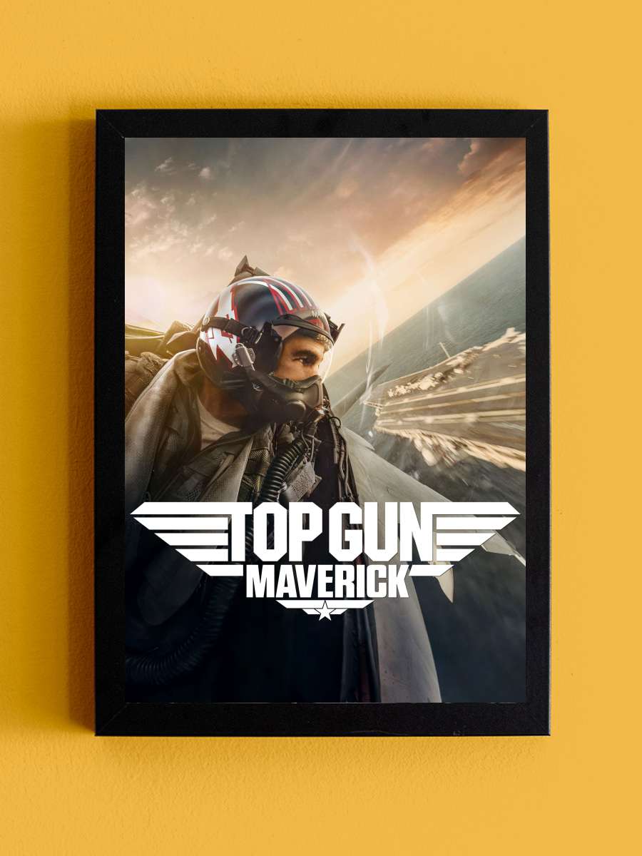 Top Gun: Maverick Film Tablo Siyah Çerçeveli Film Poster Afiş Tablo