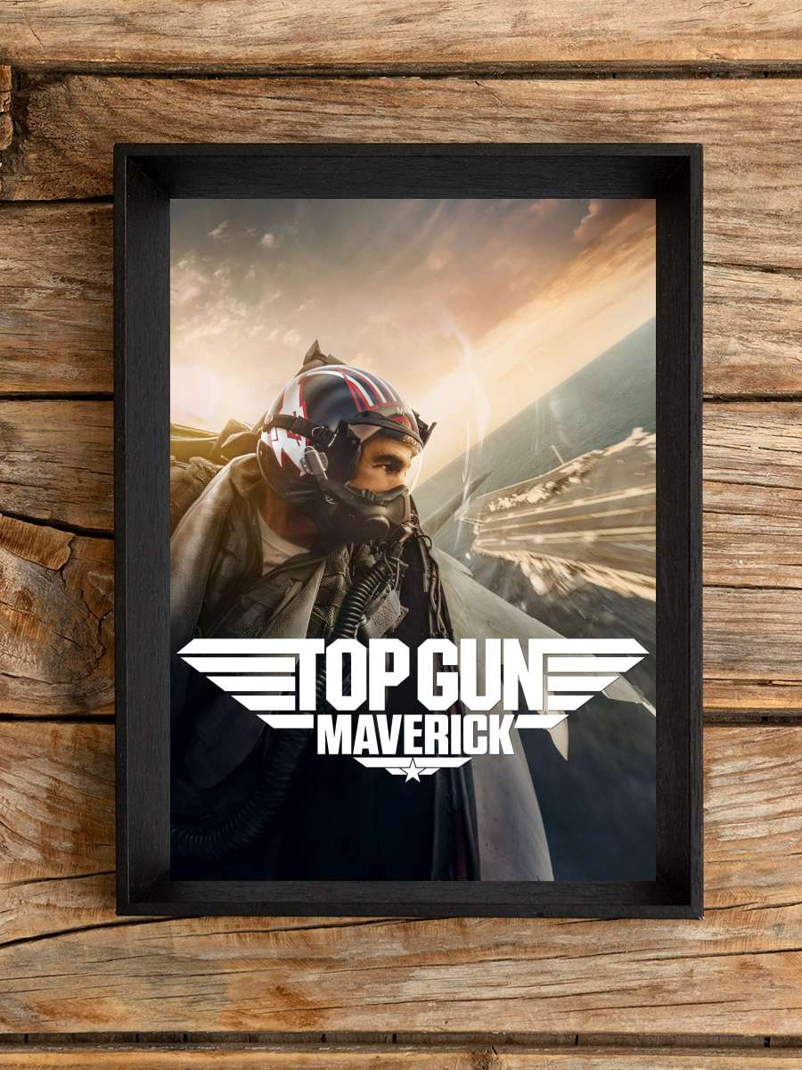 Top Gun: Maverick Film Tablo Siyah Çerçeveli Film Poster Afiş Tablo