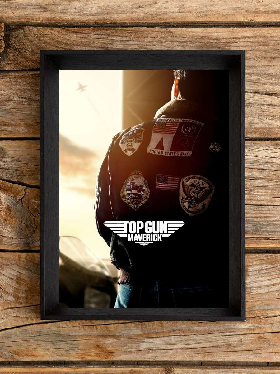 Top Gun: Maverick Film Tablo Siyah Çerçeveli Film Poster Afiş Tablo