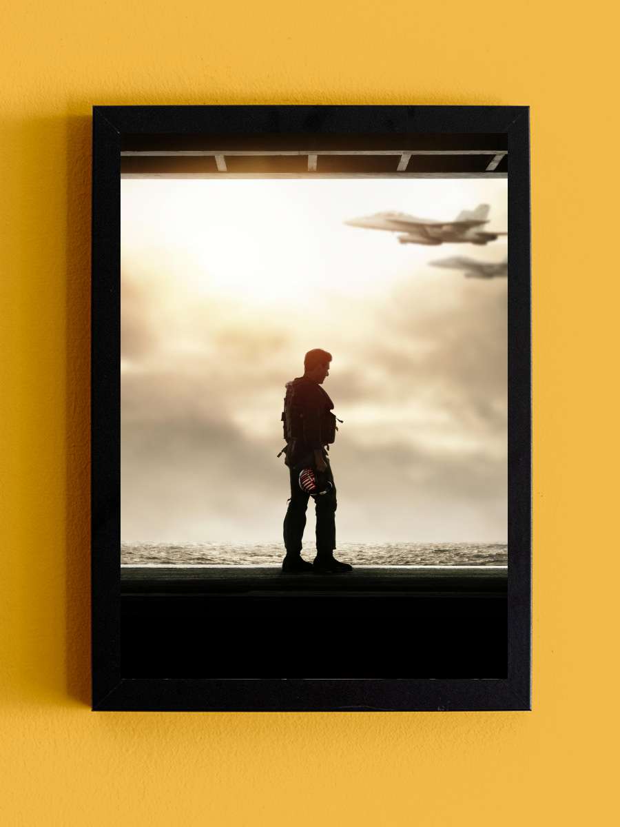 Top Gun: Maverick Film Tablo Siyah Çerçeveli Film Poster Afiş Tablo