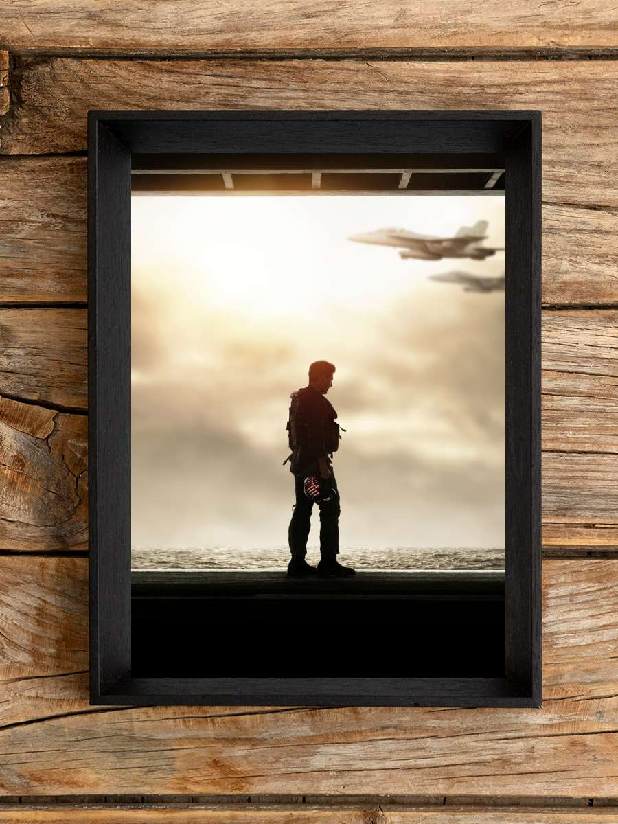 Top Gun: Maverick Film Tablo Siyah Çerçeveli Film Poster Afiş Tablo