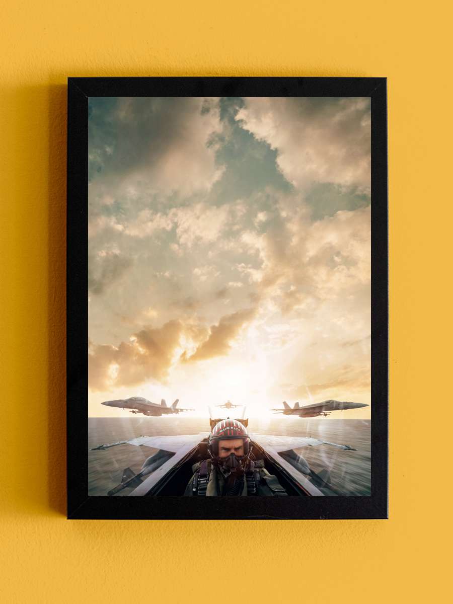 Top Gun: Maverick Film Tablo Siyah Çerçeveli Film Poster Afiş Tablo