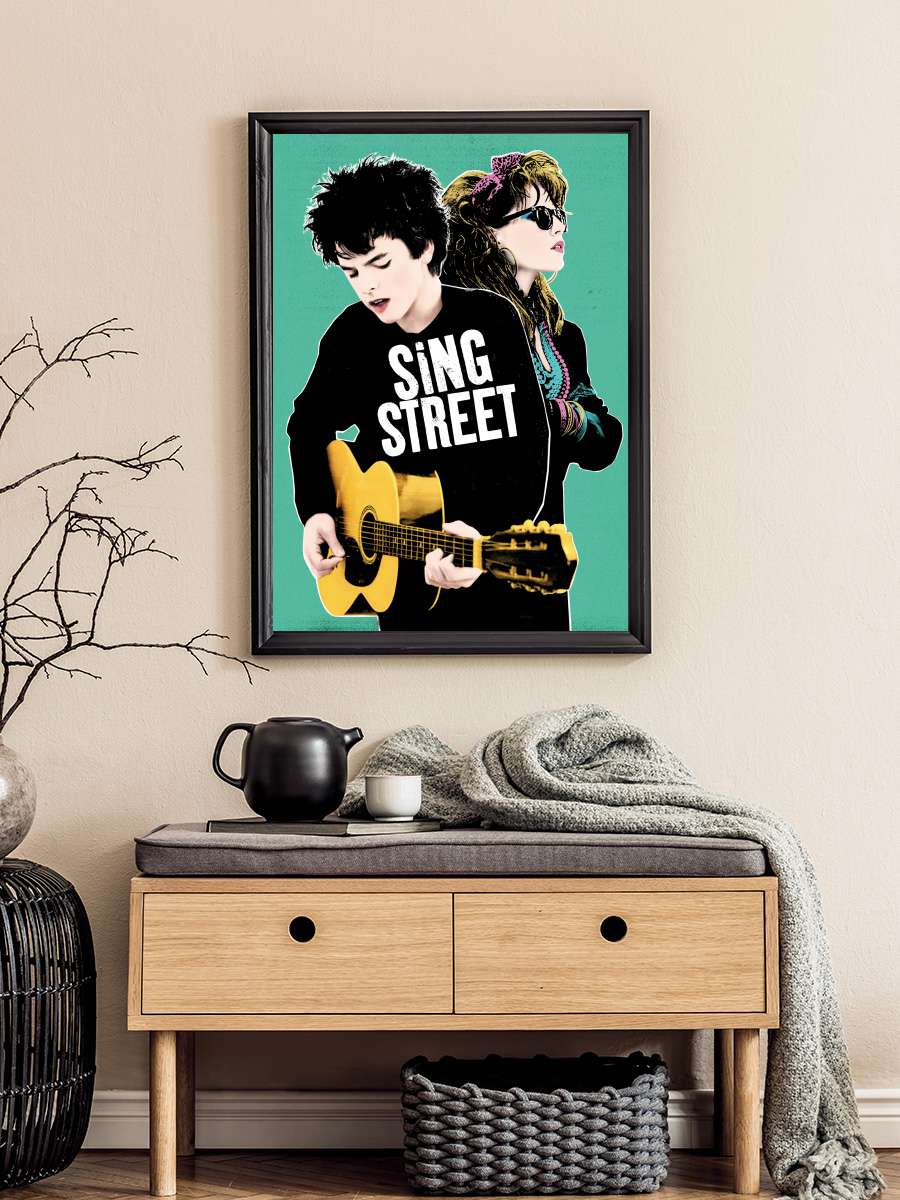 Sing Street Film Tablo Siyah Çerçeveli Film Poster Afiş Tablo