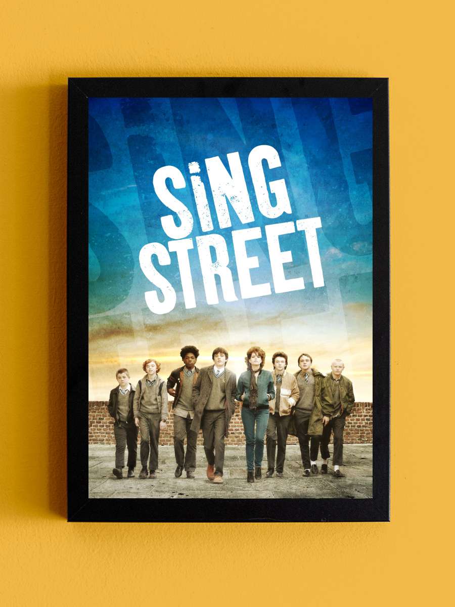 Sing Street Film Tablo Siyah Çerçeveli Film Poster Afiş Tablo