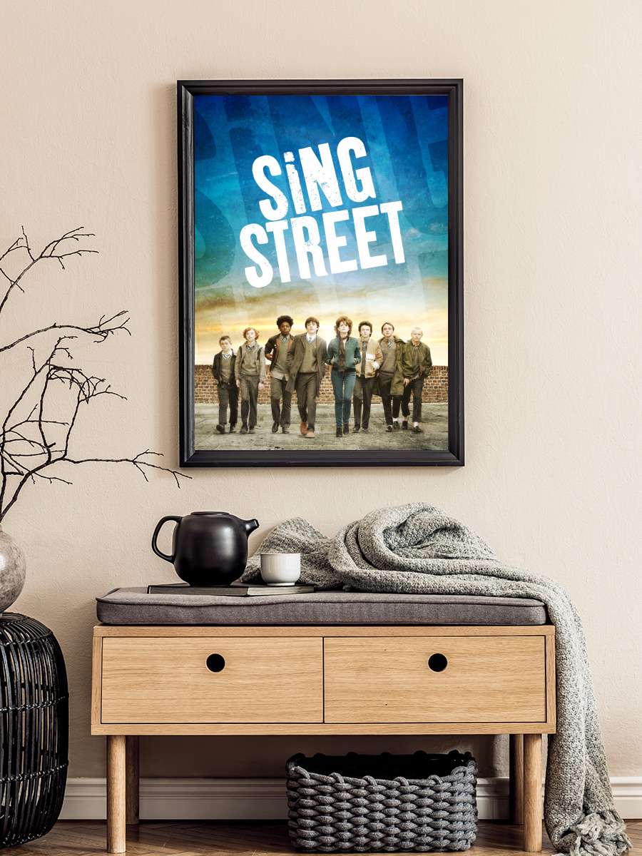 Sing Street Film Tablo Siyah Çerçeveli Film Poster Afiş Tablo