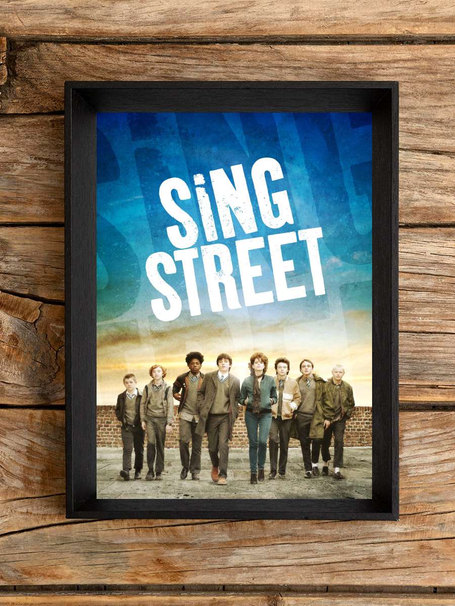 Sing Street Film Tablo Siyah Çerçeveli Film Poster Afiş Tablo