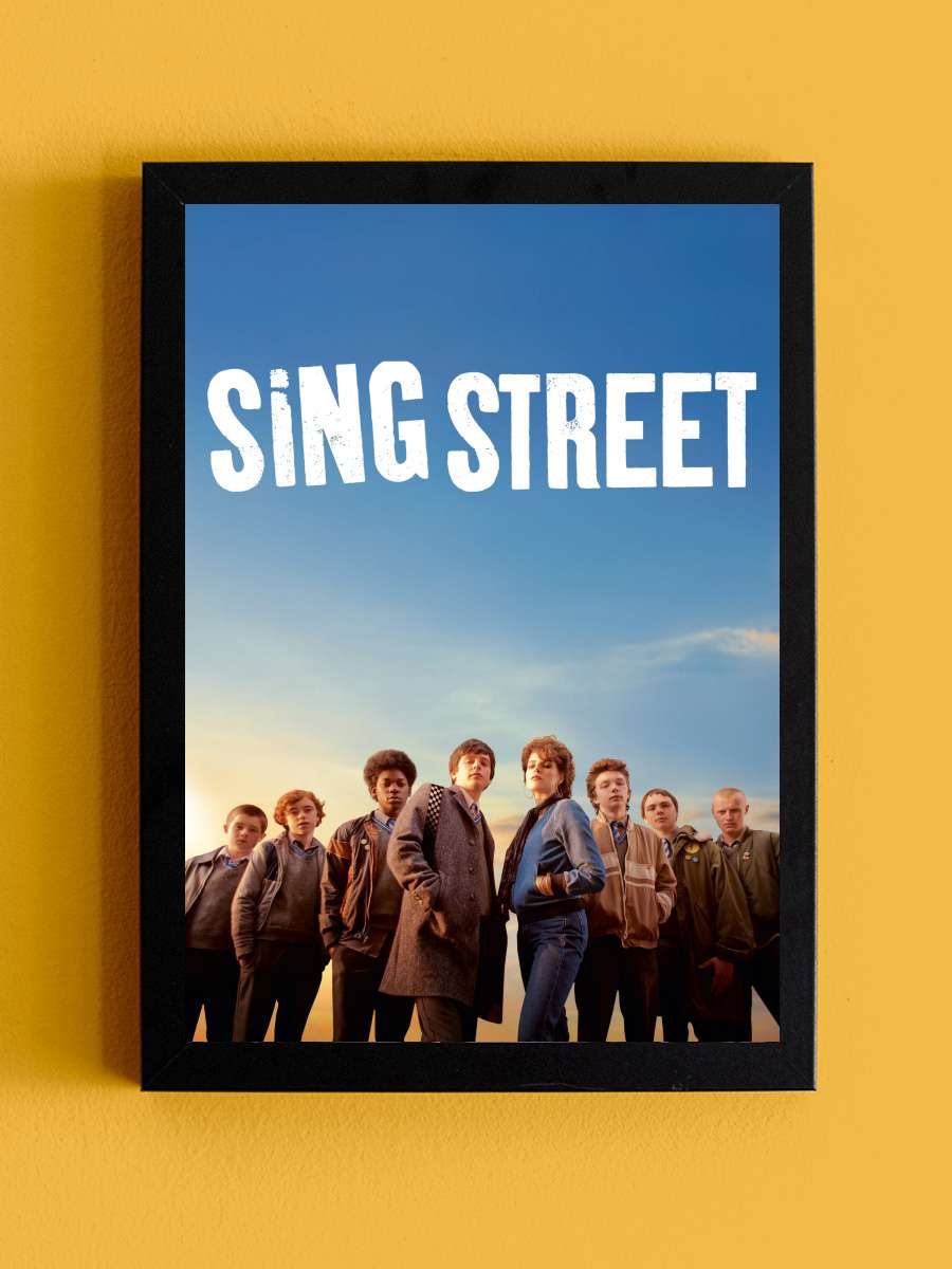 Sing Street Film Tablo Siyah Çerçeveli Film Poster Afiş Tablo