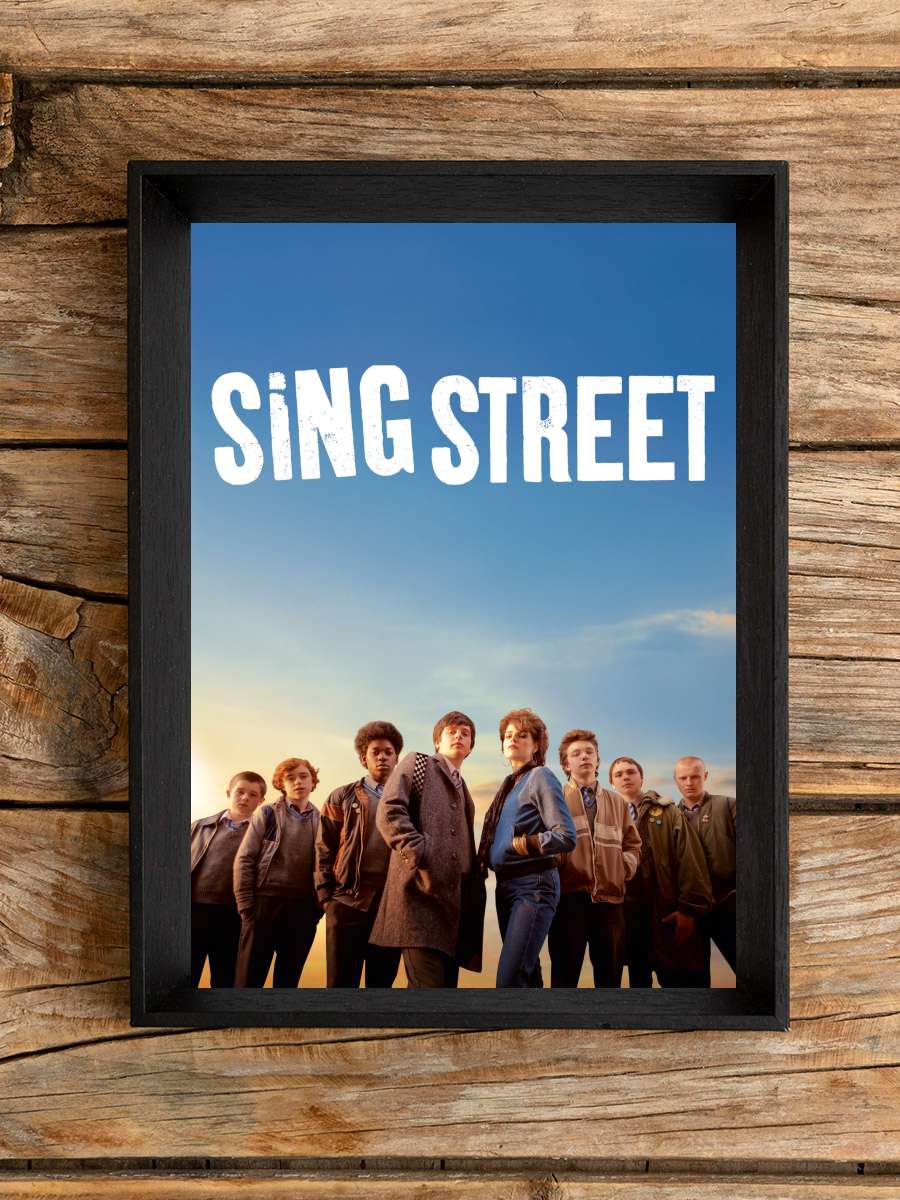 Sing Street Film Tablo Siyah Çerçeveli Film Poster Afiş Tablo