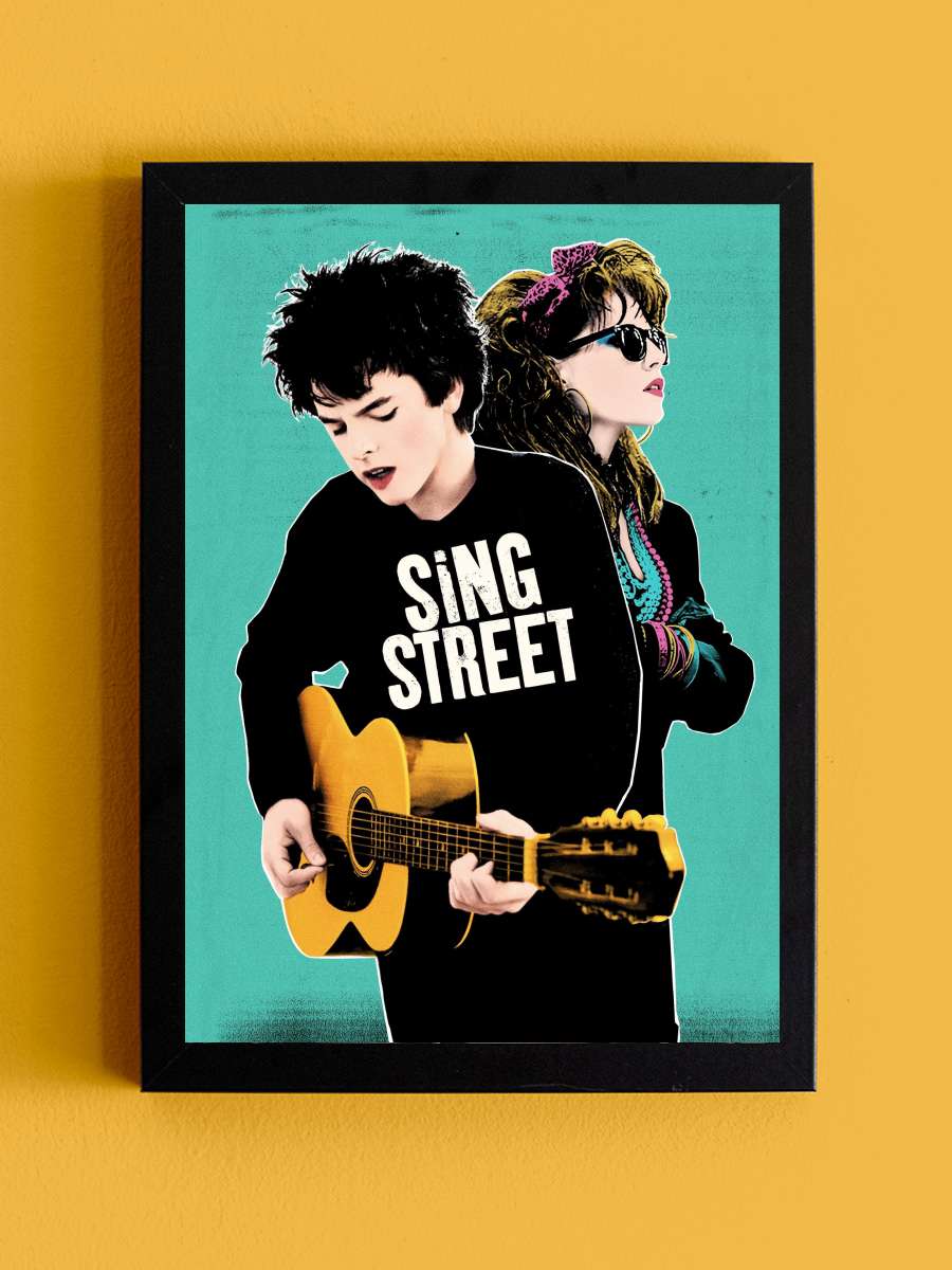 Sing Street Film Tablo Siyah Çerçeveli Film Poster Afiş Tablo