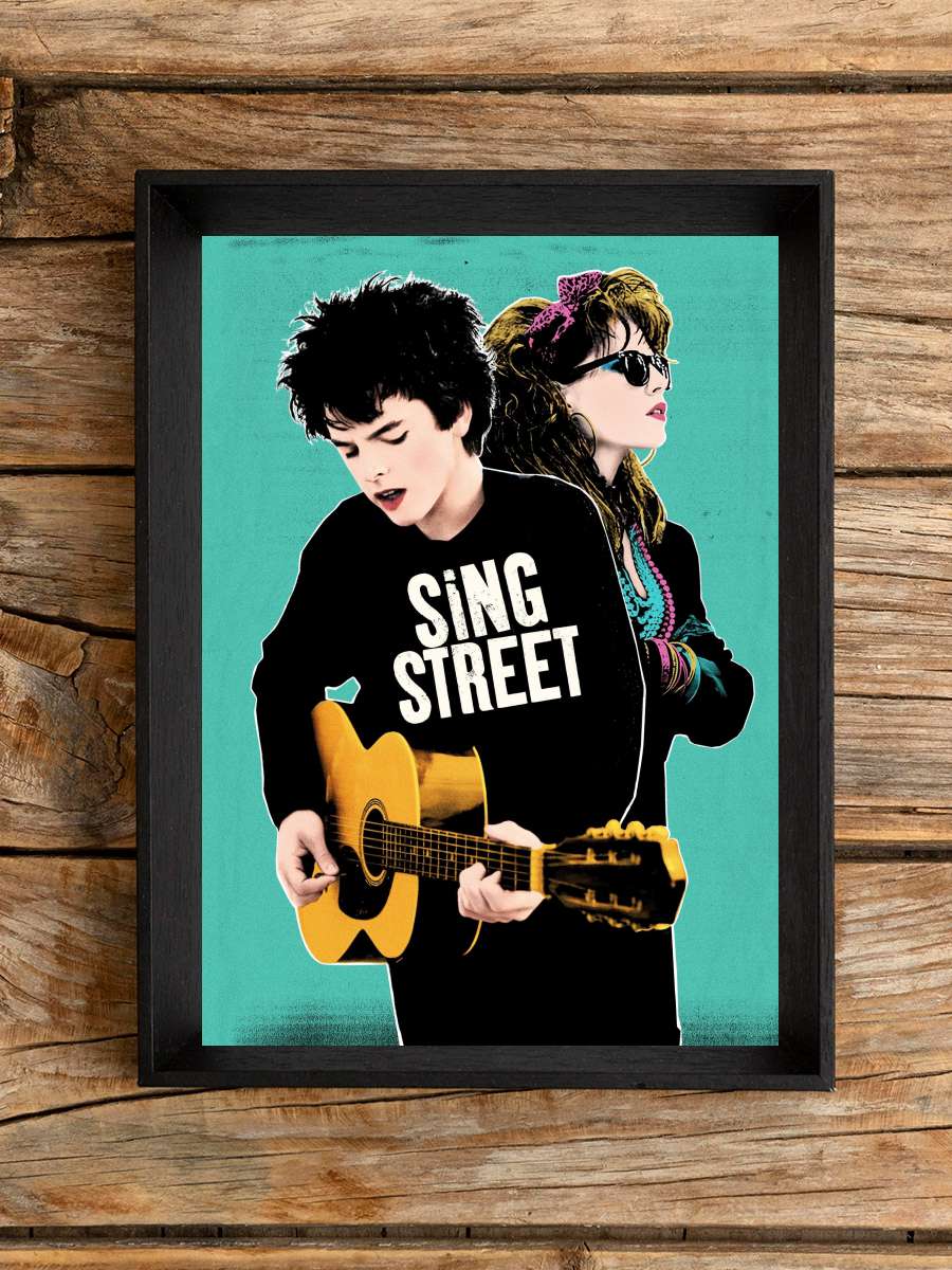 Sing Street Film Tablo Siyah Çerçeveli Film Poster Afiş Tablo