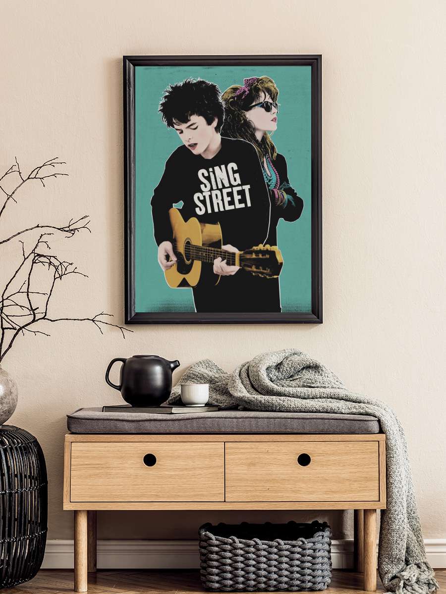 Sing Street Film Tablo Siyah Çerçeveli Film Poster Afiş Tablo