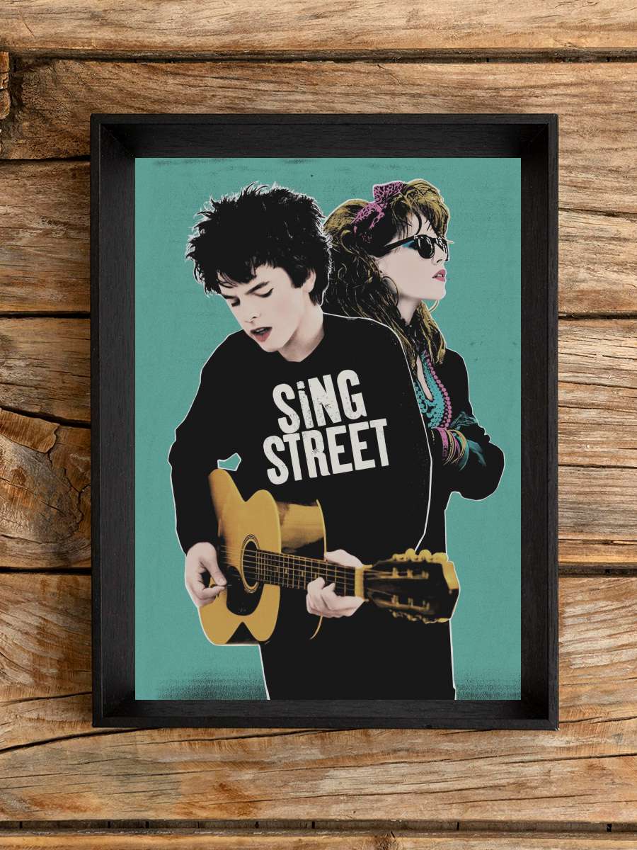 Sing Street Film Tablo Siyah Çerçeveli Film Poster Afiş Tablo