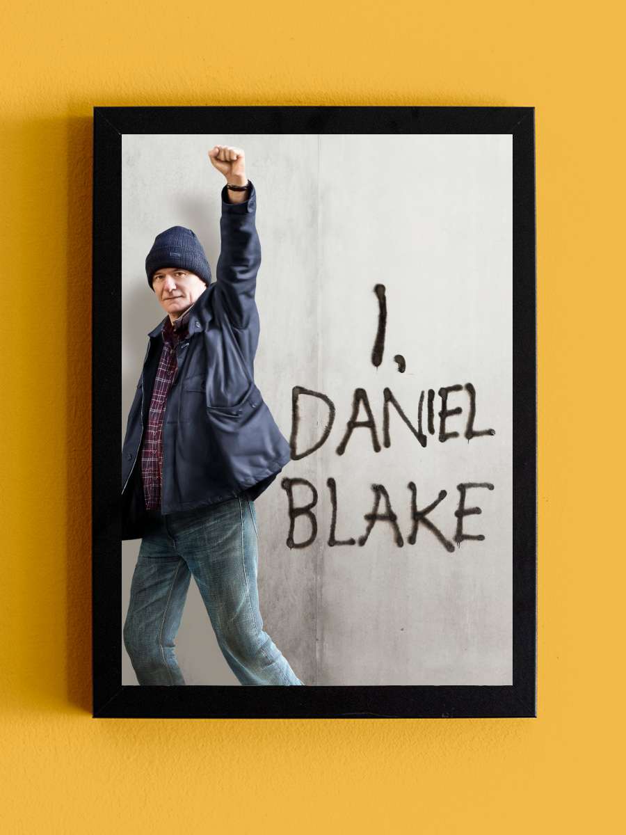 Ben, Daniel Blake - I, Daniel Blake Film Tablo Siyah Çerçeveli Film Poster Afiş Tablo