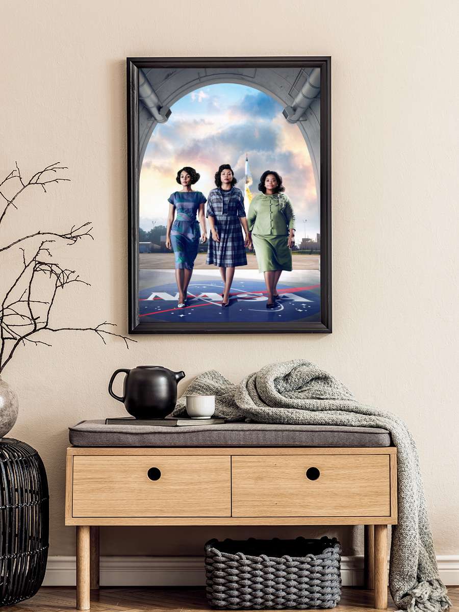 Gizli Sayılar - Hidden Figures Film Tablo Siyah Çerçeveli Film Poster Afiş Tablo