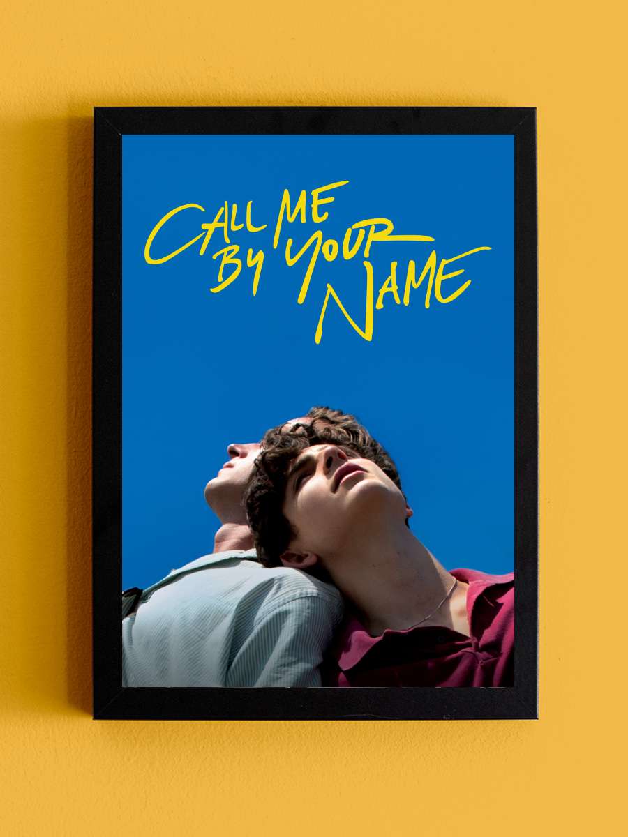 Beni Adınla Çağır - Call Me by Your Name Film Tablo Siyah Çerçeveli Film Poster Afiş Tablo