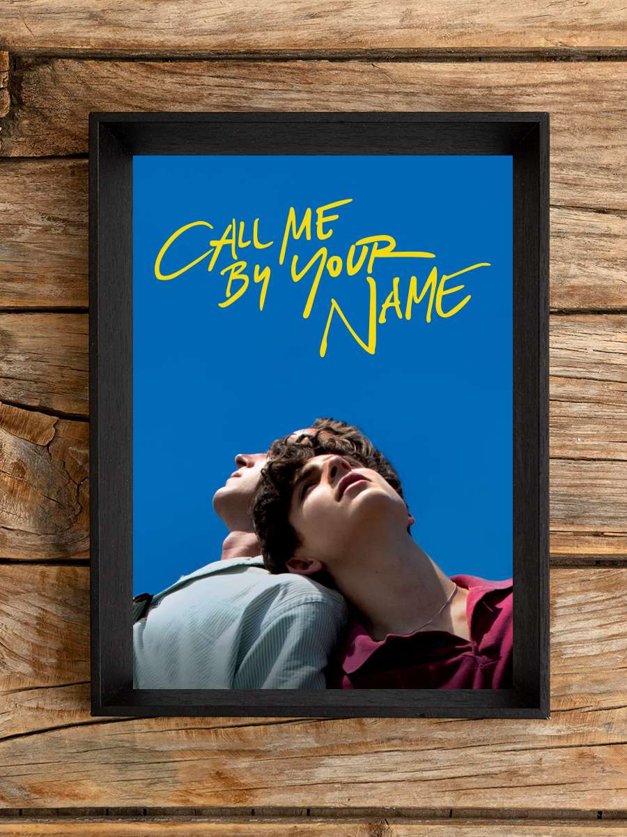 Beni Adınla Çağır - Call Me by Your Name Film Tablo Siyah Çerçeveli Film Poster Afiş Tablo