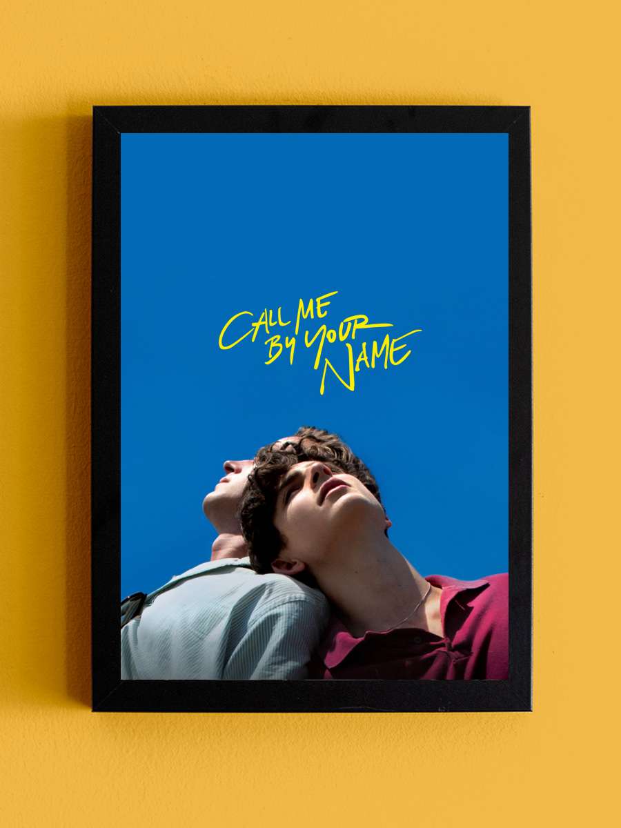 Beni Adınla Çağır - Call Me by Your Name Film Tablo Siyah Çerçeveli Film Poster Afiş Tablo