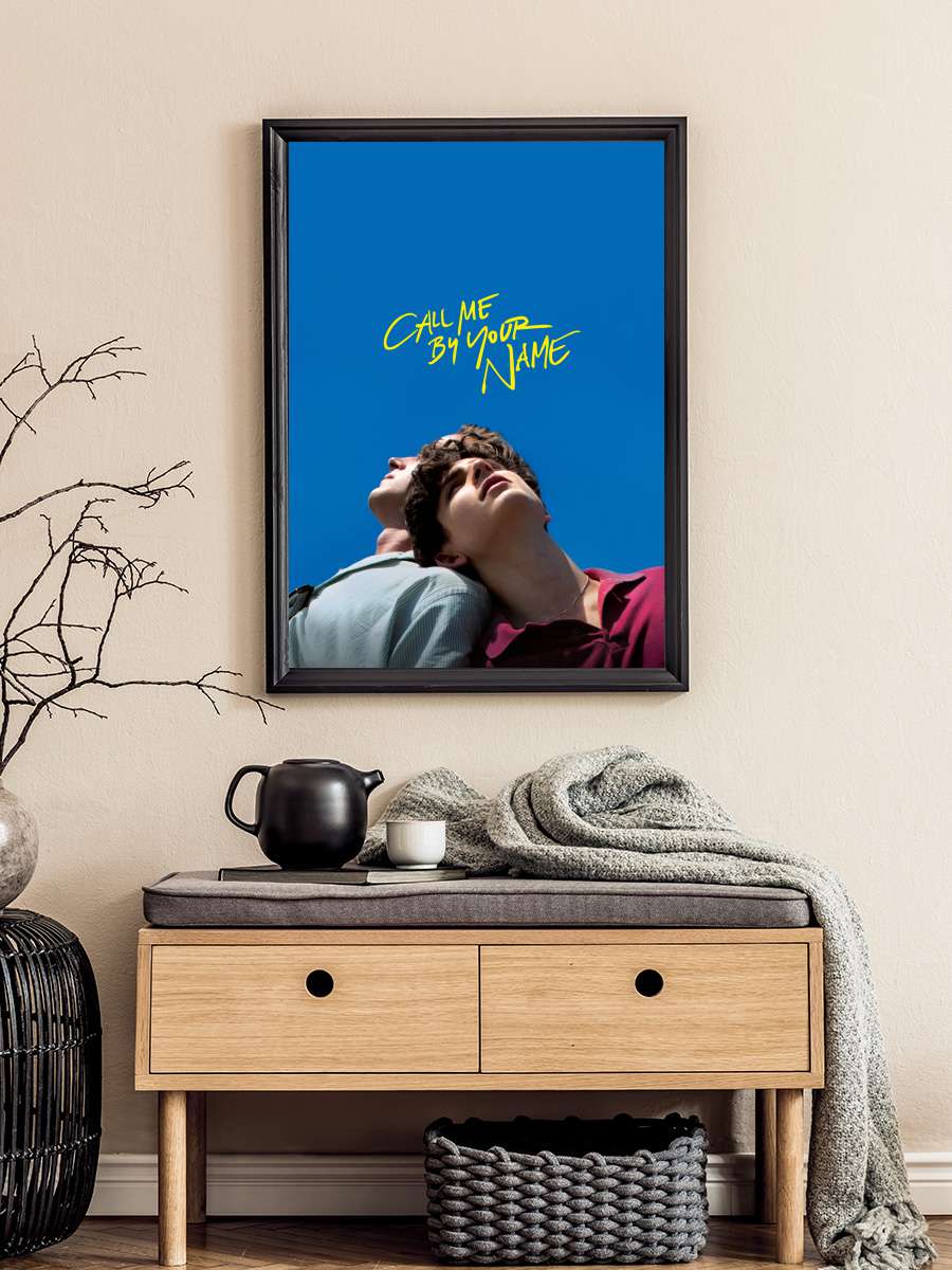 Beni Adınla Çağır - Call Me by Your Name Film Tablo Siyah Çerçeveli Film Poster Afiş Tablo