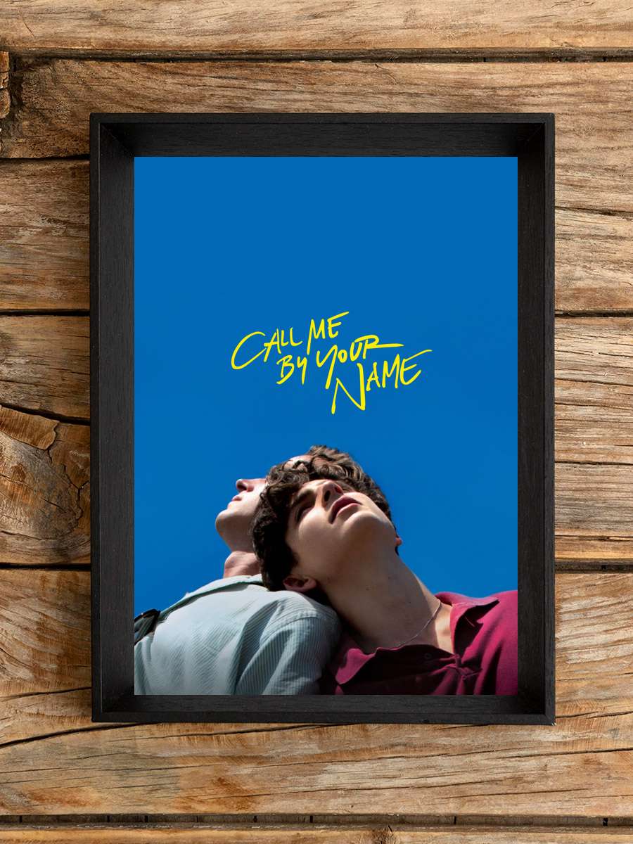 Beni Adınla Çağır - Call Me by Your Name Film Tablo Siyah Çerçeveli Film Poster Afiş Tablo