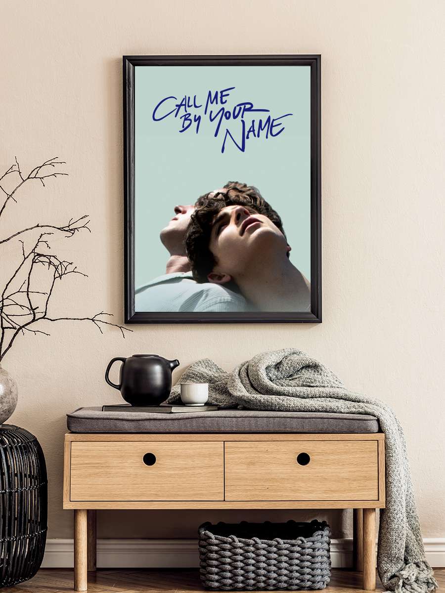 Beni Adınla Çağır - Call Me by Your Name Film Tablo Siyah Çerçeveli Film Poster Afiş Tablo