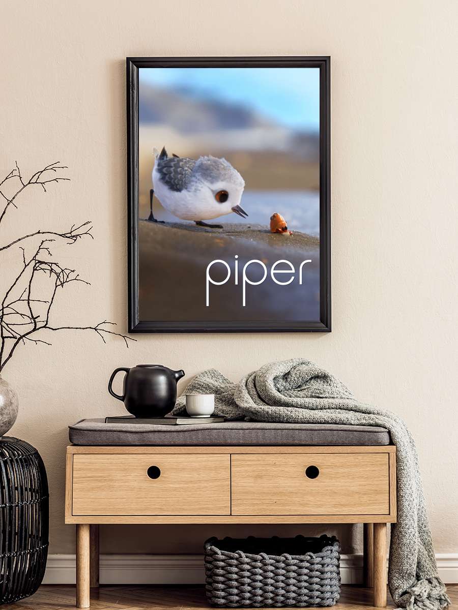 Piper Film Tablo Siyah Çerçeveli Film Poster Afiş Tablo