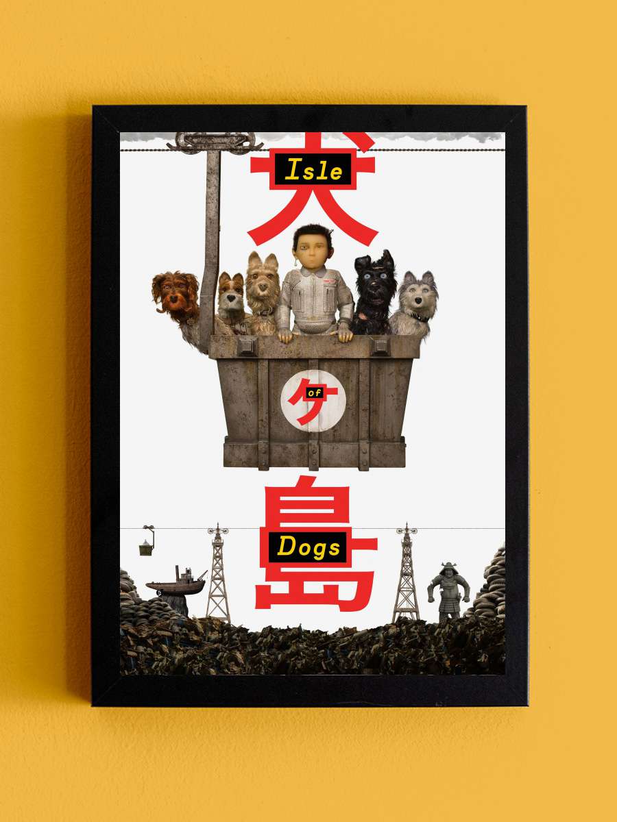 Köpek Adası - Isle of Dogs Film Tablo Siyah Çerçeveli Film Poster Afiş Tablo