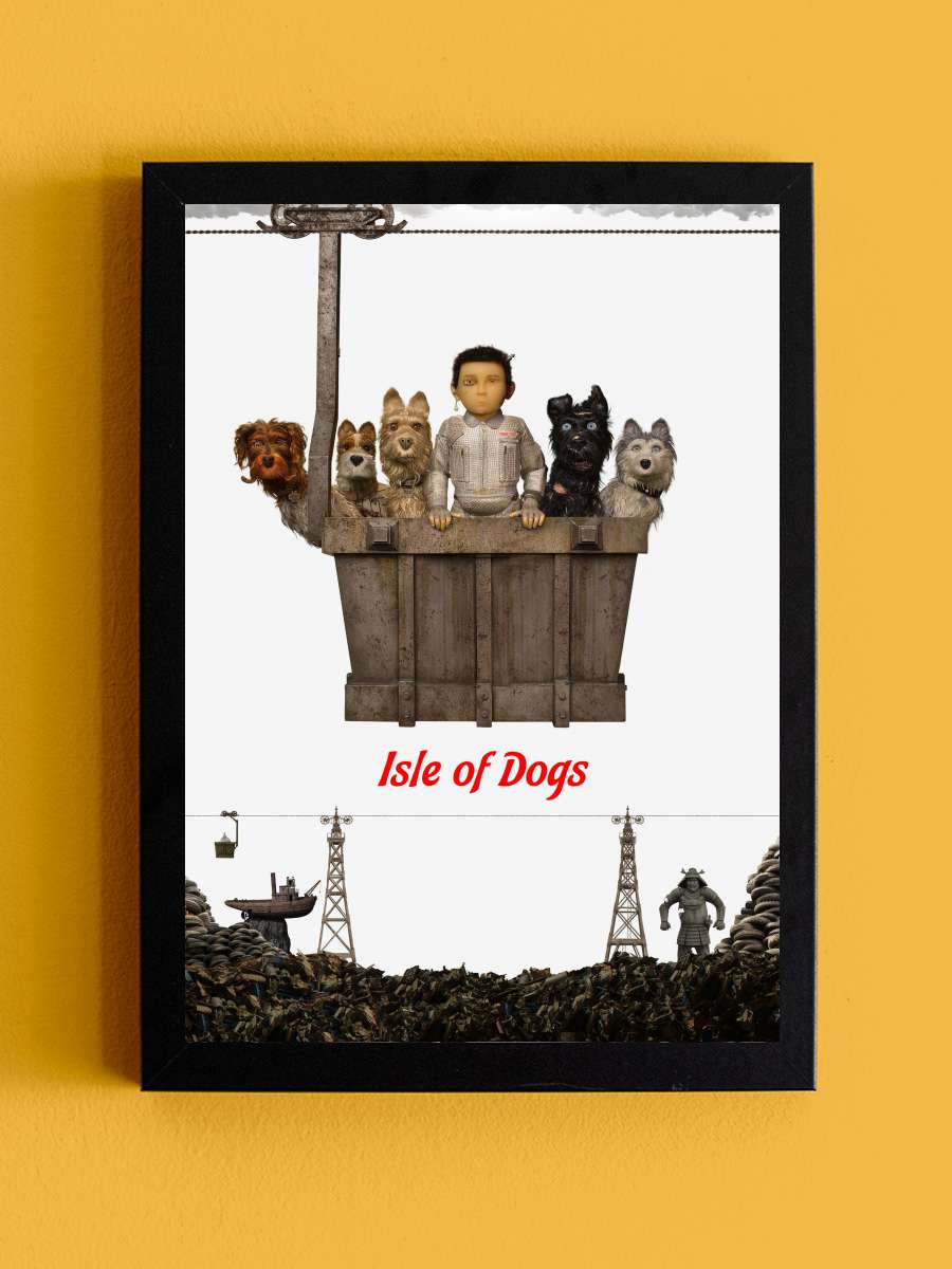 Köpek Adası - Isle of Dogs Film Tablo Siyah Çerçeveli Film Poster Afiş Tablo