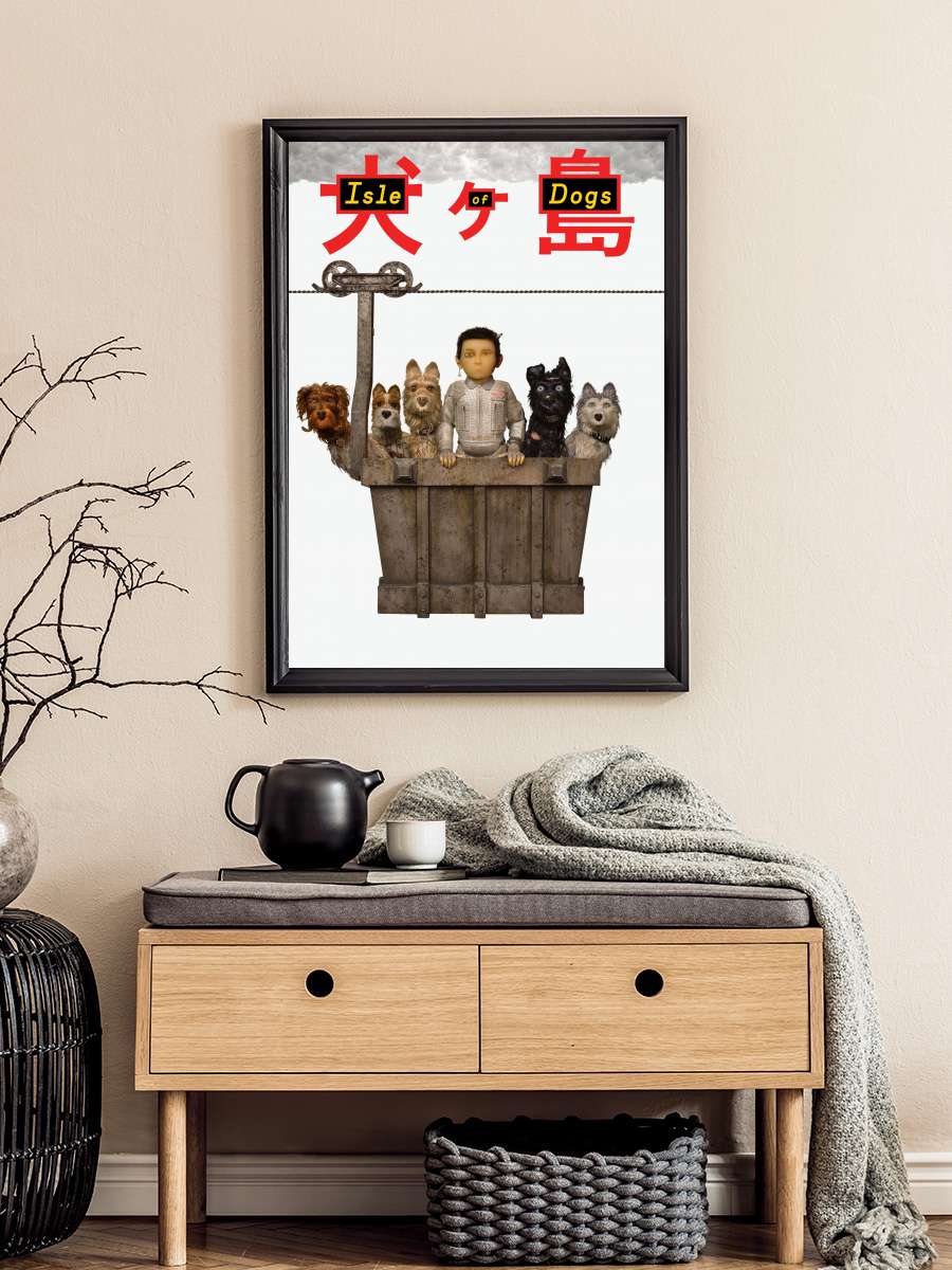 Köpek Adası - Isle of Dogs Film Tablo Siyah Çerçeveli Film Poster Afiş Tablo