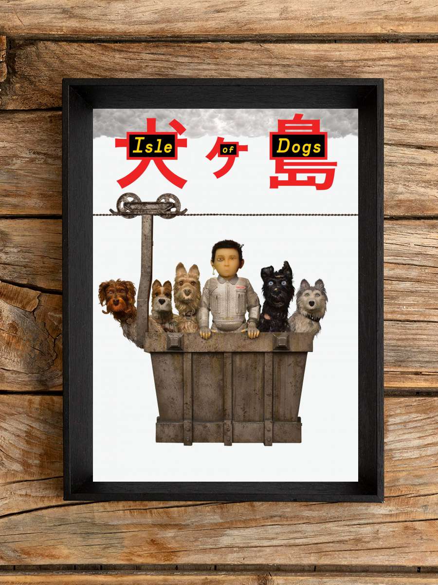 Köpek Adası - Isle of Dogs Film Tablo Siyah Çerçeveli Film Poster Afiş Tablo