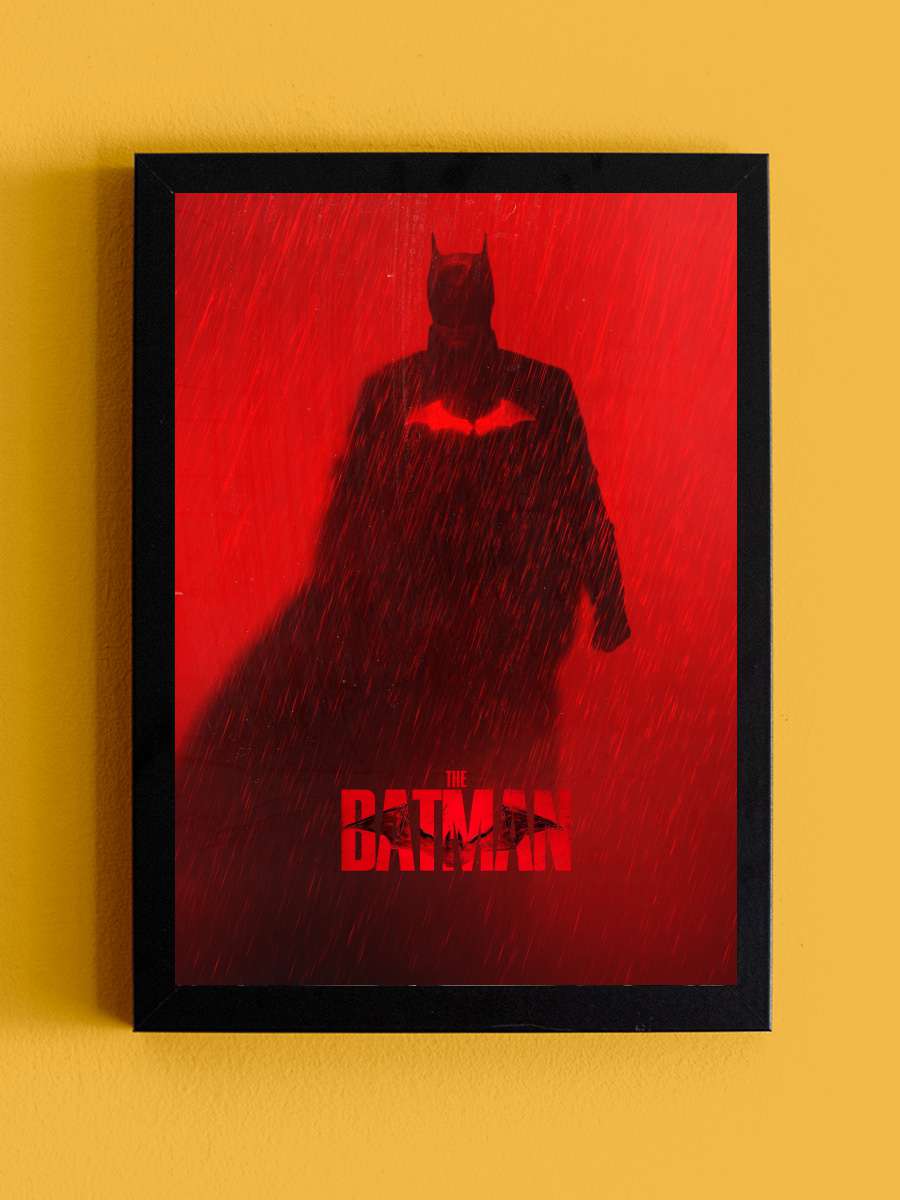 The Batman Film Tablo Siyah Çerçeveli Film Poster Afiş Tablo