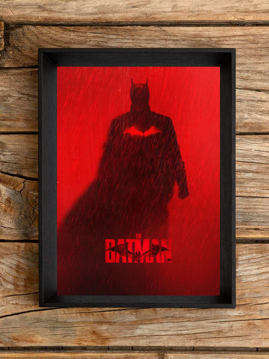 The Batman Film Tablo Siyah Çerçeveli Film Poster Afiş Tablo