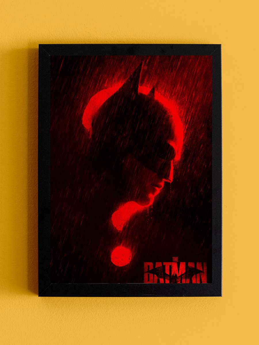 The Batman Film Tablo Siyah Çerçeveli Film Poster Afiş Tablo