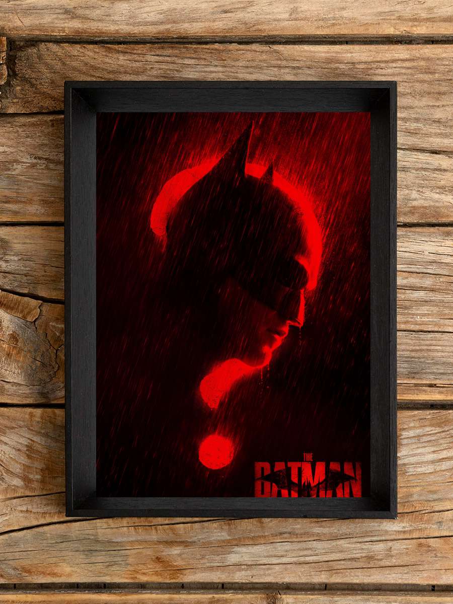 The Batman Film Tablo Siyah Çerçeveli Film Poster Afiş Tablo