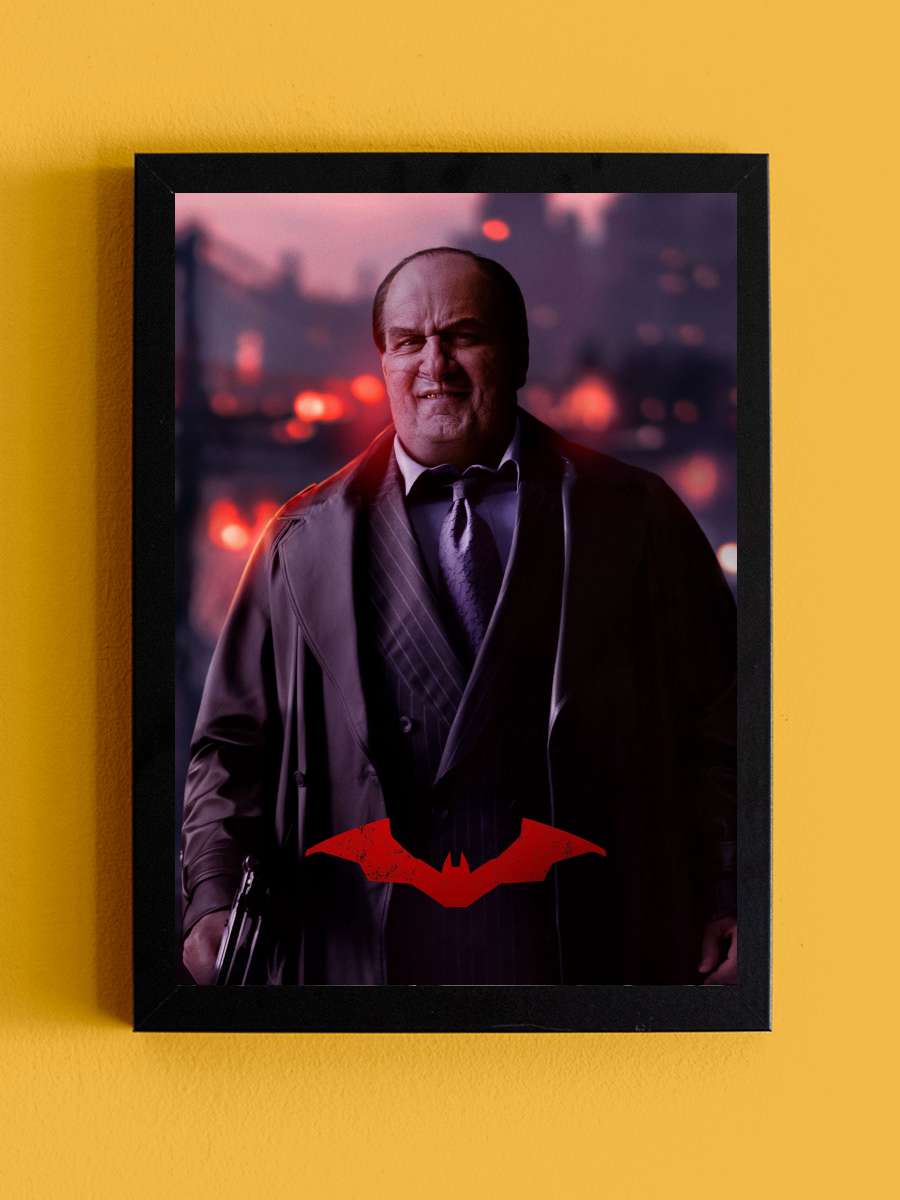 The Batman Film Tablo Siyah Çerçeveli Film Poster Afiş Tablo