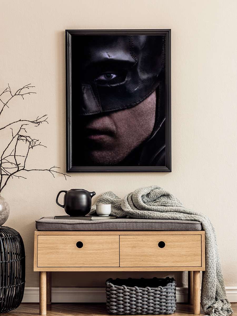 The Batman Film Tablo Siyah Çerçeveli Film Poster Afiş Tablo