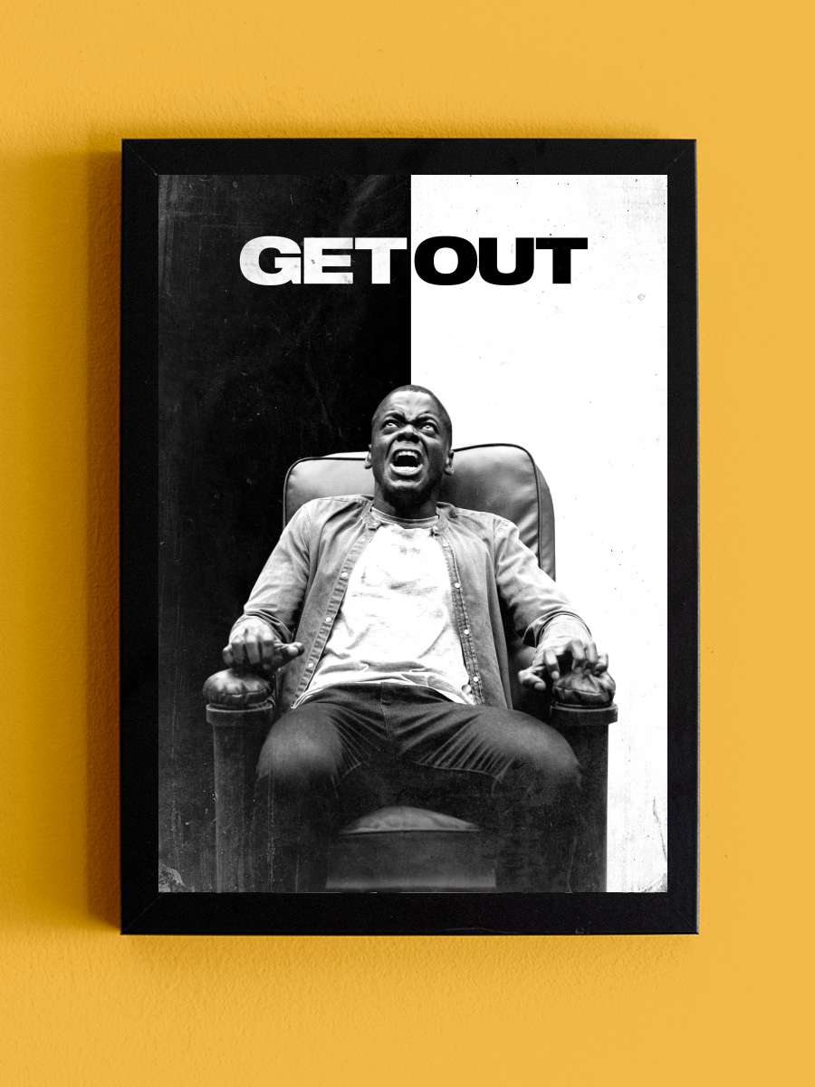 Kapan - Get Out Film Tablo Siyah Çerçeveli Film Poster Afiş Tablo